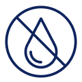 A navy blue circle with five interlocking triangular shapes inside, forming a star-like pattern.