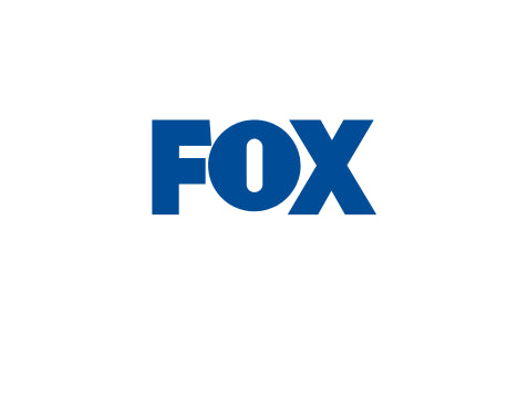 Blue text reading FOX on a white background.