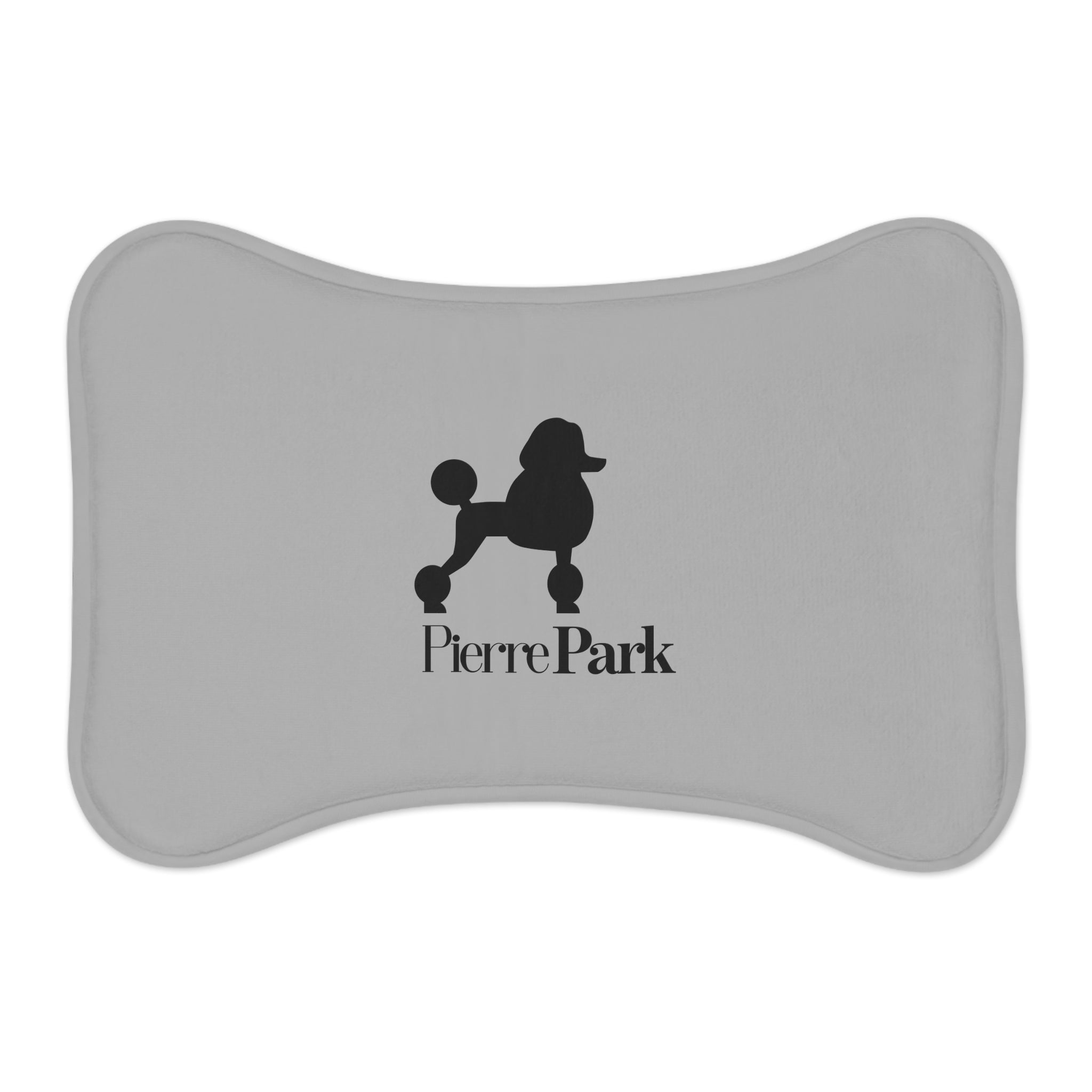 Dog Food Mat - Light Grey